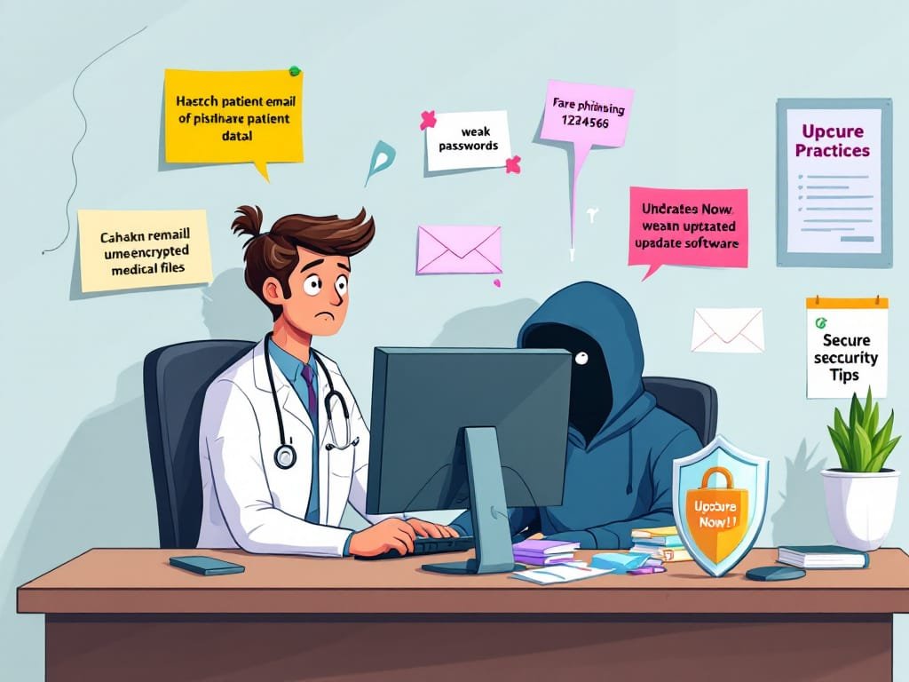 illustration risque messageries non sécurisées