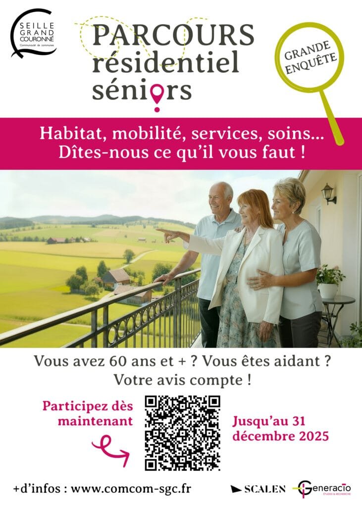 affiche de lancement de l'enquete seille et grand couronné