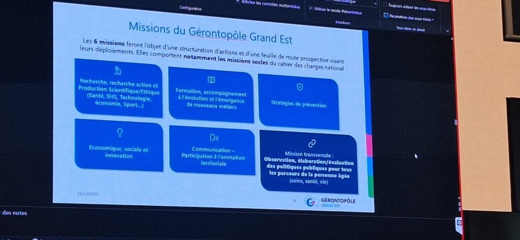 diapo des missions du gerontopole