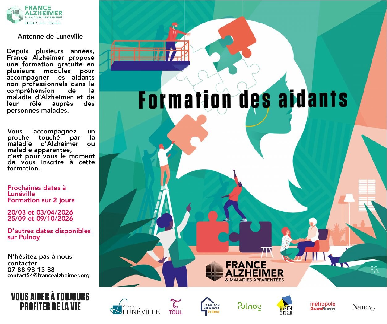 Formation des aidants par France Alzheimer 54